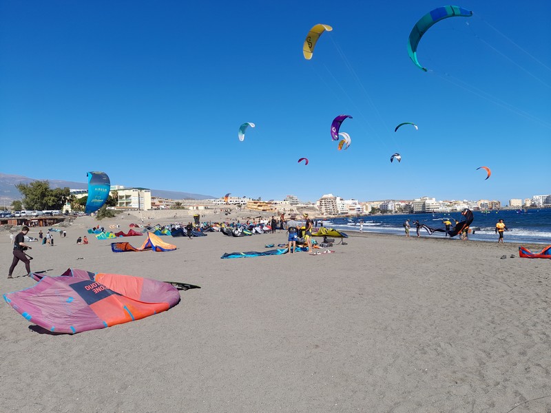 Kitesurfing talvella